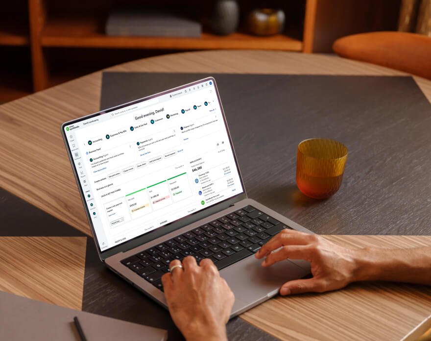 QuickBooks Online dashboard screenshot